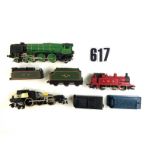 Wrenn 00 Gauge Locomotives and Spares: LMS maroon 0-6-0T 7420, lacks chimney cover, SR green 'Lyme