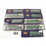 Bachmann OO Gauge Southern Region Coaching Stock: comprising nine various BR mk 1 coaches (including