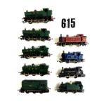 Hornby (Margate) 0-4-0 and 0-6-0 Tank Locomotives; 0-4-0, Lancs and Yorks 627,  GWR 101 and blue