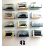 Oxford Boxed Public Transport Vehicles:  including N gauge and 1:76 scale models, various, M,