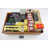 A collection of OO scale road vehicles by various makers: including eight Lledo 'Trackside'