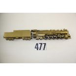 American HO Gauge Brass locomotive by Hallmark (Dong Jin) Models: a 2-10-4 locomotive with twelve-