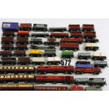 Hornby Dublo 00 Gauge 3-Rail Rolling Stock; including Coaches (6, two TPO) and various wagons (35+),