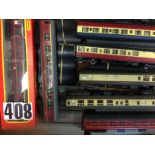 BR 'steam era' OO Gauge Coaching Stock by various makers: including three Hornby Gresley coaches