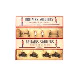 Britains sets 1723 RAMC unit, and 1791 Signals Despatch Riders, in ROAN boxes, 1723 figures F in F