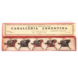 Britains set 217 Argentine Cavalry in Types of the Argentine Army box, G in VG box, 1 trooper on