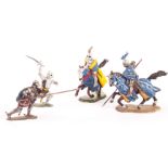 Britains 1660 boxed mounted Knight of Agincourt, G in F box, another unboxed and superbly painted