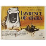 Lawrence Of Arabia: Original UK quad poster for the 1962 film 'Lawrence Of Arabia' rare 1st