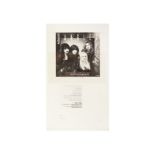 The Bangles: Original preliminary artwork for unissued sleeve variation for their 'In You Room c/w