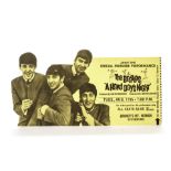 The Beatles: Original ticket for 'The Special Premiere Performance' of the movie 'A Hard Days Night'