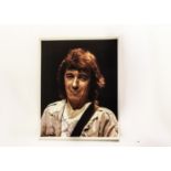 The Rolling Stones / Bill Wyman: 10"x8" colour picture signed in black pen 'Love Bill Wyman'
