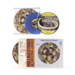 Rolling Stones: seven Interview picture discs, 1973 Interviews (12"), In The Steel Jungle (12"),