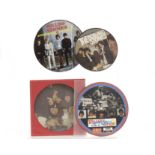 Rolling Stones: three German issue picture discs, Beat Beat Beat (10"), Action and Aftermath - Out