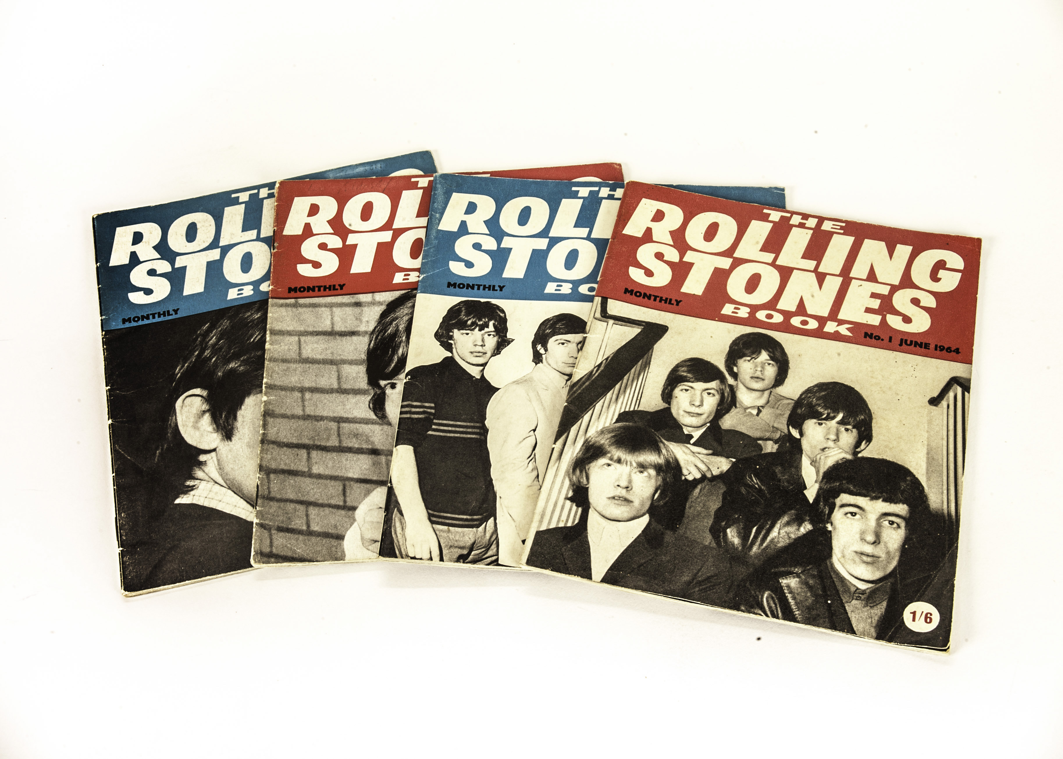 Rolling Stones: A complete set original 1960s Monthly Magazines: No 1 to 30 in very good condition