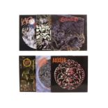 Rock / Metal LPs: twenty albums including AC/DC, Iron Maiden, UFO, Slayer, Megadeth, Anthrax,