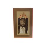 Leon Russell: Original framed and glazed lithograph by artist Michael Vaughan, a one off designed