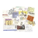 Rock / Pop: approx fifty concert / gig tickets mostly from 1970s/80s: WHO, Page/Plant, Motorhead,