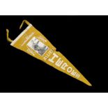 Trade felts A large Allied Heroes pennant, Lieut. Ed. Rickenbacher (poor)