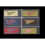 Tobacco silksATC, College Pennants with Cane, 45mm x 115mm, 67 different silks plus 16