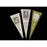 Trade feltsUSA, Movie Star Pennants, a collection of 40 different pennants (including variations)