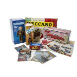 Chinese and Japanese Tinplate Space and other Toys including Meccano, Chinese Universe Televiboat,