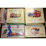 Corgi Classics Buses, including 97810 Grey Green Coaches, Routemasters In Exile The North, D4/1