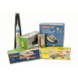 Japanese, Chinese & Other Tinplate Toys, including Masudaya Space Ship X-5, Chinese Friction