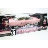 MRC Boxed  'Elvis' Pink Cadillac, VG box F-G