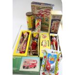 Pelham Puppets Mettoy and other  Boxed Toys: including three Pelham Puppets, a Mettoy Weekend Skim-