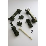 Dinky Supertoys Missiles and Associated Vehicles: including Servicing Platform (2), Erector (2)