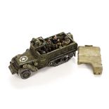King & Country Battle of the Bulge American forces BBA30 M3A2 half track with crew (2),  and BBA36