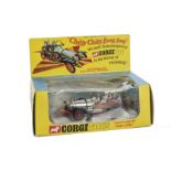 A Corgi 266 Chitty Chitty Bang Bang, in original box with scenic insert, VG, box F-G, plastic '