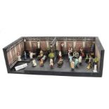 Professionally made Roman Villa 1/32 scale Diorama, containing 24 figures plus statues and