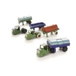 Pre & Post-War Dinky Toys Mechanical Horse & Trailers, 33a Mechanical Horse (3), all shades of