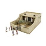 King & Country Ancient Egyptians series building with courtyard,  pergola and Slave Market
