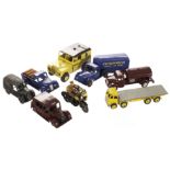 British Diecast Manufacturers, including Gaiety Racing Car (8cm), Morestone A.A Land Rover (