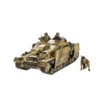 King & Country German Forces WSS47 Sturmgeschutz IV with crew (2),  and tank rider, VG, (4),