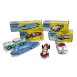 Corgi Toys Competition & Racing Cars, 315 Simca '1000' Competition Model, 154 Ferrari F1 Car, 309