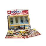 A Corgi Husky 3001 Multi-Garage Gift Pack, comprising 4- Garage building with three vehicles, in