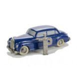 A Prameta  Mercedes 300, in dark blue, VG with a key, clockwork  tested well at time of cataloguing