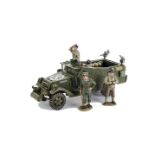 King & Country D Day series Free French forces, DD100, DD102, DD103 Scout Car, VG, (3)