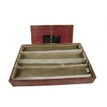 Empty Britains box for set 93 British Army Presentation Case,  types of the British Army label, P,