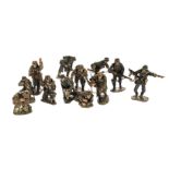 King & Country German forces WSS39 (4), WSS48 (4), WSS51 (4), G-VG, 1 F, (12), 1 figure with paint
