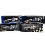 Minichamps 1:18 Formula 1 Racing Cars, Williams F1 BMW FW23 J.P.Montoya 2001, Williams F1 BMW FW25