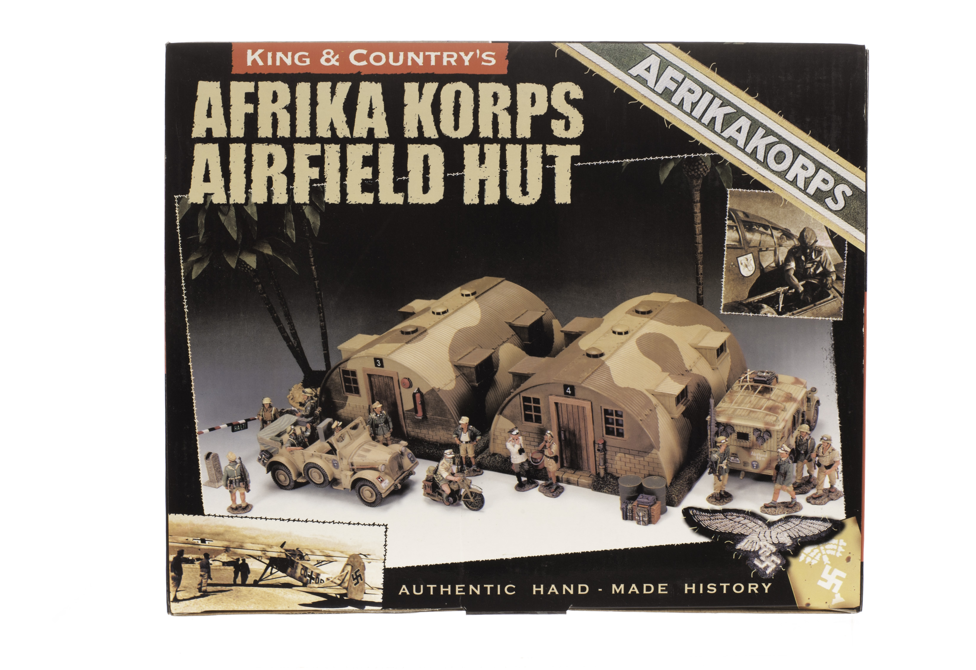 King & Country AK73 Afrika Korps Airfield Hut, still in original box,