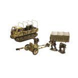 King & Country German forces WSS165 PAK 97/38 anti-tank gun with crew (3),  and WSS175 Summer