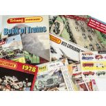 Small collection of toy catalogues,  Gamages 1964 - 65 and 65 - 66, Airfix 1963, Hornby book of