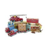 Corgi Toys Chipperfield's Circus 1121 Crane Truck, 1123 Animal Cage, in original boxes, loose