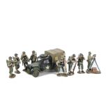 King & Country D Day series US forces, DD126, DD129, DD132, DD133, DD134 with DD146 Austin Light