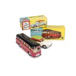 Corgi Toys Public Transport Vehicles, 1120 Midland Red Motorway Express Coach, 430 Bermuda Taxi,